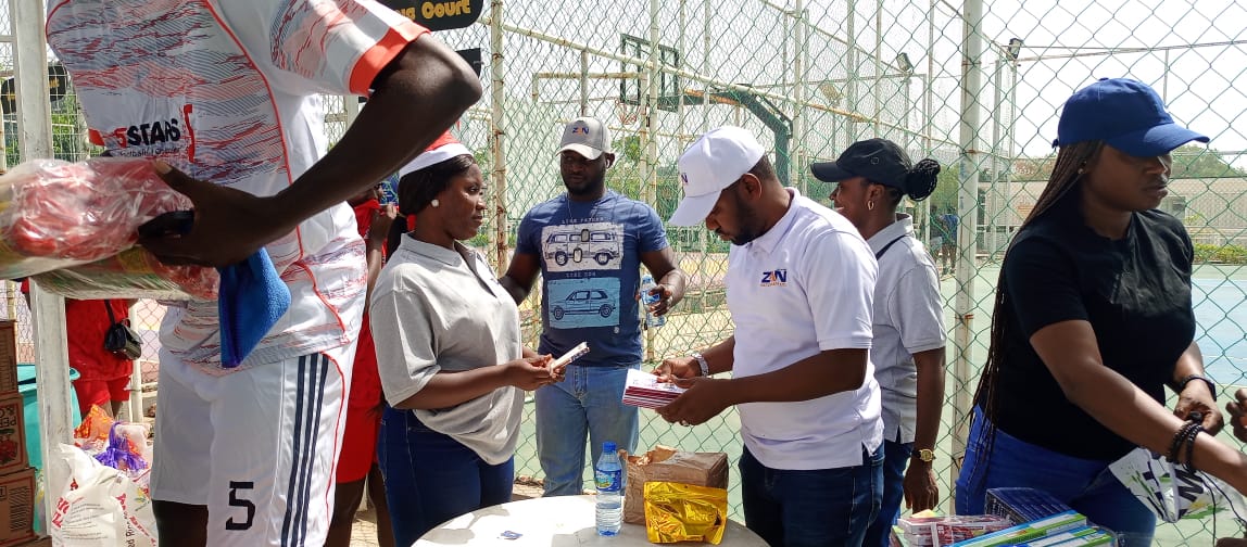 FiveStar's Football Club outreach support table activity